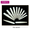 12 size white and nature stiletto half covered long tips of Acrylic nail tips